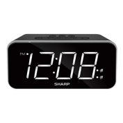Sharp&reg; Dual LED Alarm in Black