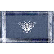 Bee &amp; Willow&trade; Bee Kind Signature 20-Inch x 32-Inch Kitchen Mat in Blue/White