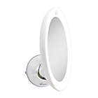 Alternate image 4 for Zadro&reg; 10x Cordless LED Lighted Wall Mount Mirror in White