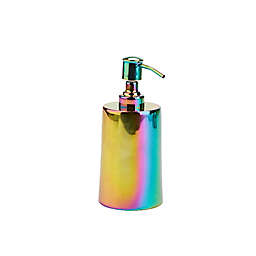 Mind Reader Iridescent Soap and Lotion Dispenser in Rainbow