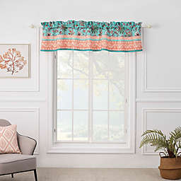 Barefoot Bungalow Audrey Tailored Valance in Turquoise