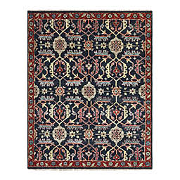 Solo Rugs® Traditional Serapi 9' x 12' Area Rug in Blue