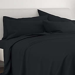 Home Collection iEnjoy 6-Piece King Sheet Set in Black