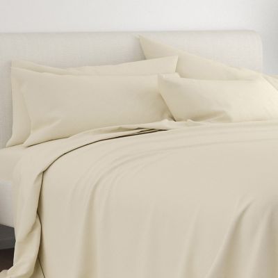 Home Collection iEnjoy 4-Piece Twin Sheet Set in Ivory