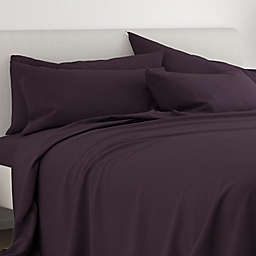 Home Collection iEnjoy 6-Piece Queen Sheet Set in Purple