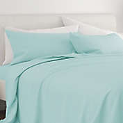 Home Collection Solid King Sheet Set in Aqua
