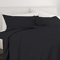 Home Collection Solid Full Sheet Set in Black