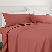 Home Collection Solid Twin XL Sheet Set in Clay
