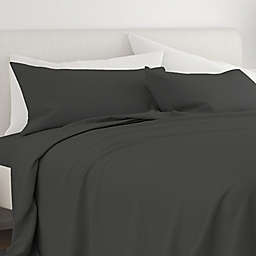 Home Collection Solid Twin Sheet Set in Grey