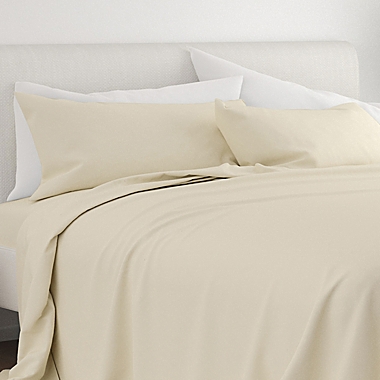 Home Collection Solid Twin XL Sheet Set in Ivory. View a larger version of this product image.