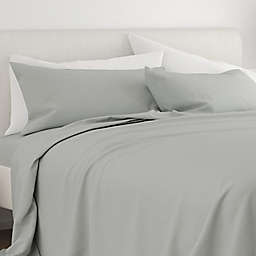 Home Collection Solid Queen Sheet Set in Aqua