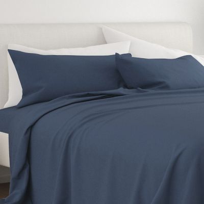 Home Collection Solid King Sheet Set in Stone