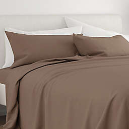 Home Collection Solid Twin XL Sheet Set in Taupe