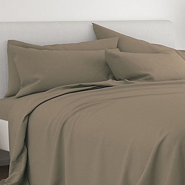 Home Collection iEnjoy 4-Piece Twin XL Sheet Set in Taupe. View a larger version of this product image.