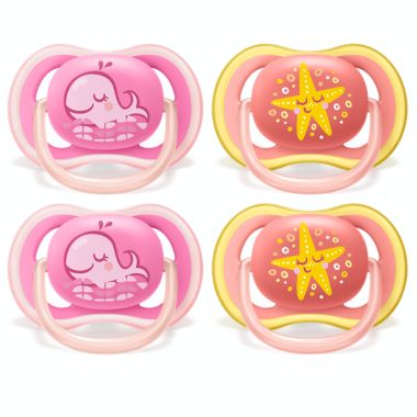 Philips Avent 6-18M 4-Pack Ultra Air Animal Pacifiers. View a larger version of this product image.