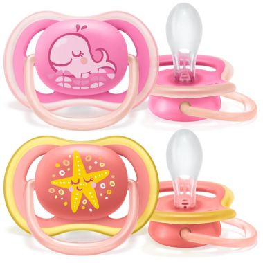 Philips Avent 6-18M 4-Pack Ultra Air Animal Pacifiers. View a larger version of this product image.