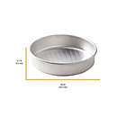 Alternate image 2 for Chicago Metallic Nonstick 9-Inch Textured Round Cake Pan