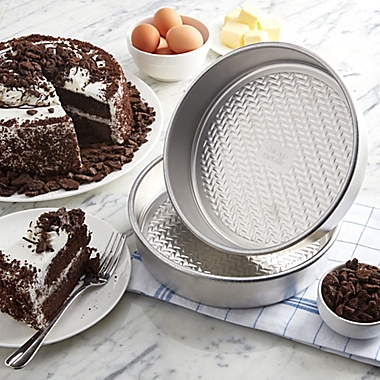 Chicago Metallic Nonstick 9-Inch Textured Round Cake Pan. View a larger version of this product image.