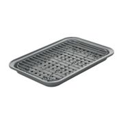 Chicago Metallic&trade; 3-Piece Nonstick Toaster Oven Baking Set in Grey