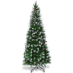 Boyel Living™ 5-Foot Slim Pencil Pine Artificial Christmas Tree in Green