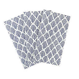 Everhome™ Leaf 32-Count Paper Guest Towels in Navy