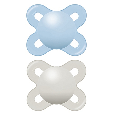 MAM Start 0-2M 2-Pack Pacifiers in Light Blue/Teal. View a larger version of this product image.