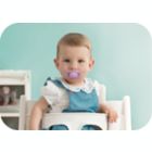 Alternate image 2 for MAM Matte 0-6M 2-Pack Pacifiers in Light Blue/Teal