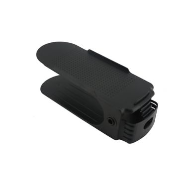 Simply Essential&trade; Adjustable Shoe Slots in Black (Set of 8). View a larger version of this product image.