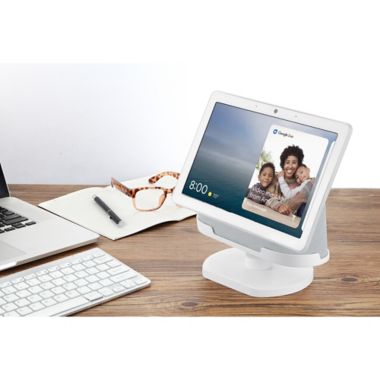 Adjustable Stand for Google Nest Hub Max in Chalk. View a larger version of this product image.