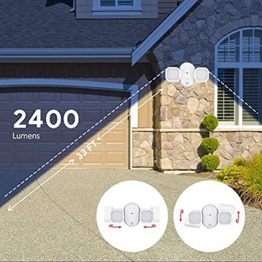 3-in-1 Floodlight, Charger, and Mount for Google Nest Cam in White. View a larger version of this product image.