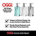Alternate image 5 for Oggi Tall Glass 13 oz. Soap Dispenser