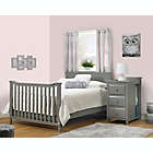 Alternate image 1 for Sorelle Furniture Berkley Panel 4-in-1 Crib and Changer in Weathered Grey