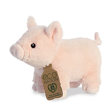 L@@K Aurora Pig 8" Long 10897 Small Stuffed Animal Baby Toy Plush Global NEW 