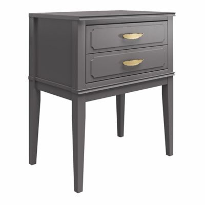 Decovio 15765-G Seneca 24 X 18 inch Grey Accent End Table or Night Stand 