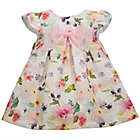 Alternate image 0 for Bonnie Baby&reg; Floral Print Dress &amp; Panty Set in Ivory/Multi