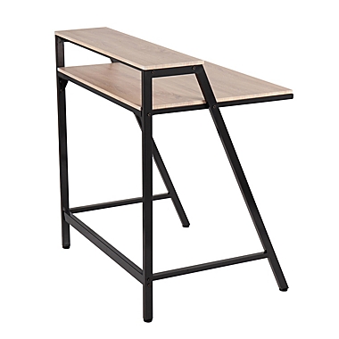 LumiSource&reg; 2-Tier Contemporary Office Desk. View a larger version of this product image.