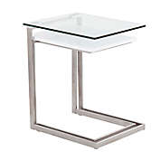 LumiSource&reg; Zenn 2-Piece Nesting Table Set in White