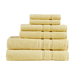 510 Design Aegean 100% Turkish Cotton 6-Piece Bath Towel Set in Yellow