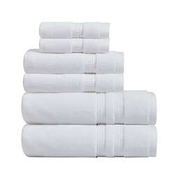 Beautyrest® Plume 100% Cotton Feather Touch 6-Piece Towel Set in White