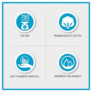 Beautyrest&reg; Plume 100% Cotton Feather Touch 6-Piece Towel Set. View a larger version of this product image.