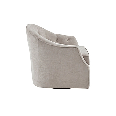 Madison Park&reg; Calvin Swivel Chair in Natural. View a larger version of this product image.