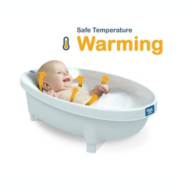 ForeverWarm Warming Baby Bathtub Bather in White. View a larger version of this product image.