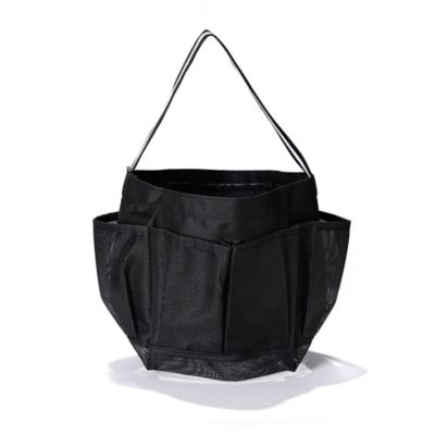Simply Essential&trade; Small Mesh Shower Tote in Black