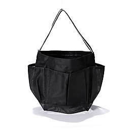 Simply Essential™ Small Mesh Shower Tote in Black