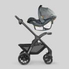 Alternate image 4 for Chicco&reg; Bravo&reg; LE ClearTex&trade; Quick-Fold Stroller in Pewter