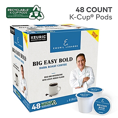 Emeril&reg; Big Easy Bold&trade; Dark Roast Coffee Keurig&reg; K-Cup&reg; Pods 48-Count. View a larger version of this product image.