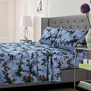 Azores Celina Flannel Deep Pocket Twin XL Sheet Set. View a larger version of this product image.