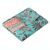 Barefoot Bungalow Audrey Throw Blanket in Turquoise