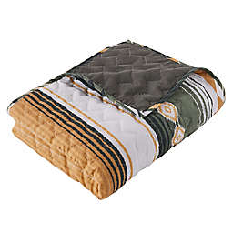 Greenland Home Fashions Zuma Quilted Throw Blanket in Cactus