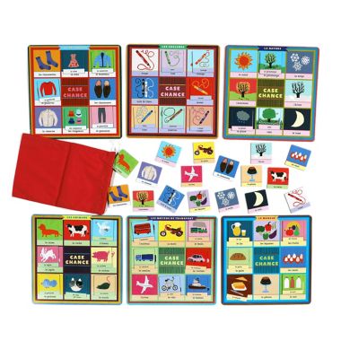 eeBoo French Vocabulary Bingo Game Board. View a larger version of this product image.